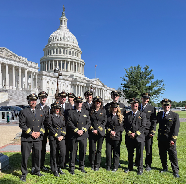 Delta_Pilots's tweet photo. This week, @ALPAPilots hosted its 2026 Legislative Summit in Washington, D.C. Several Delta MEC pilot volunteers attended the summit to receive hands-on training on ALPA policy priorities and engagement strategies with federal lawmakers. The event featured legislative briefings, workshops, subject matter expert (SME) presentations, a Capitol Hill reception, and a high profile “Lobby Day” to meet directly with members of Congress and staff. #ALPA2026Summit