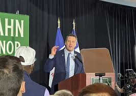 TheeOutpost's tweet photo. According to Multiple Sources 
Zach Lahn defeats Trump-backed Randy Feenstra in Iowa GOP primary for governor

Zach Lahn, a farmer and entrepreneur, defeated Trump-endorsed U.S. Rep. Randy Feenstra in the Iowa Republican gubernatorial primary by a narrow margin in 2026, marking a rare loss for a Trump-backed candidate.
Lahn will face Democratic State Auditor Rob Sand in the general election, who ran unopposed in his primary and leads in campaign funds and petition signatures.
Feenstra conceded early after the primary and encouraged supporters to support Lahn moving forward.
Lahn's campaign focused on conservative grassroots policies and received support from the Make America Healthy Again movement, former Rep. Steve King, and Turning Point Action