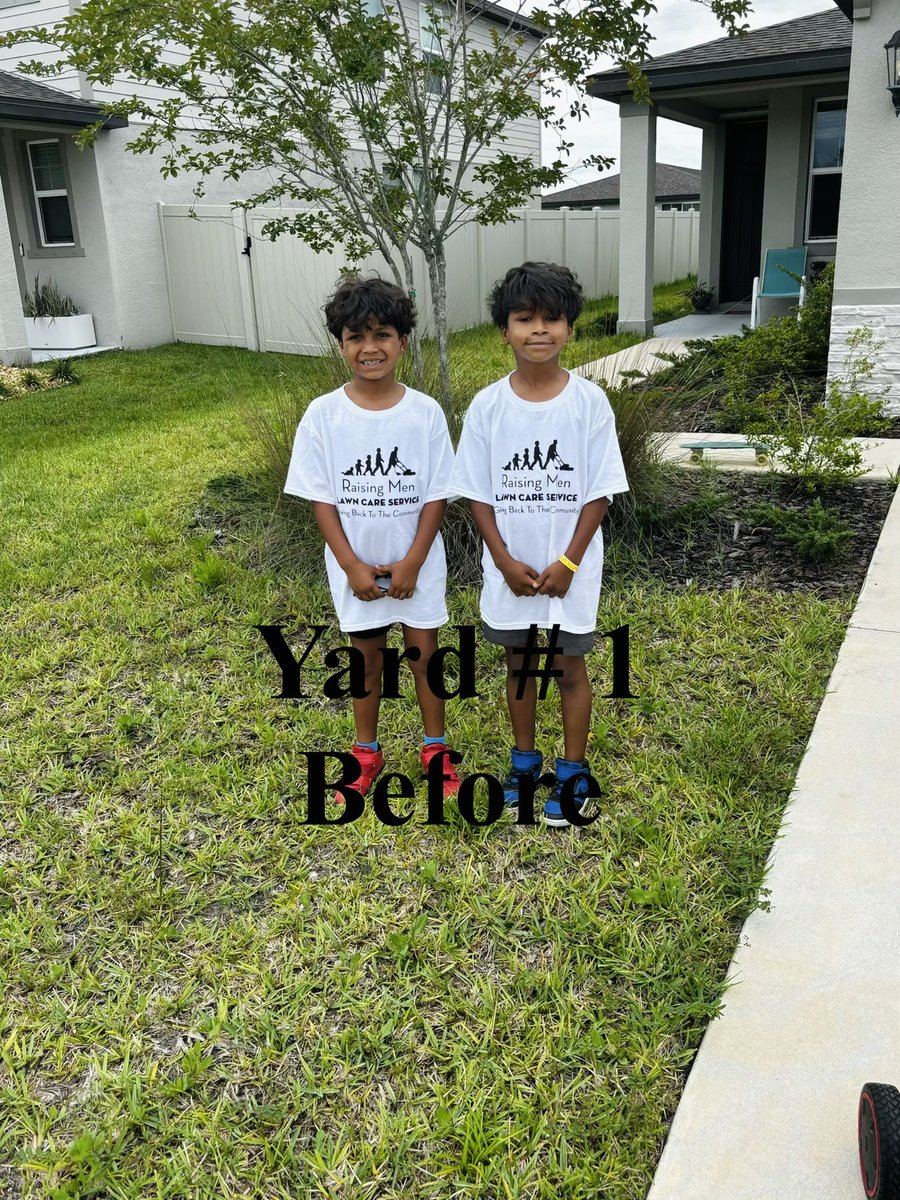 iamrodneysmith's tweet photo. Bernard &amp; Audi of Parrish,Florida who recently signed up for our 50 yard challenge , mowed their first lawn. https://t.co/Zqja3n8RL1