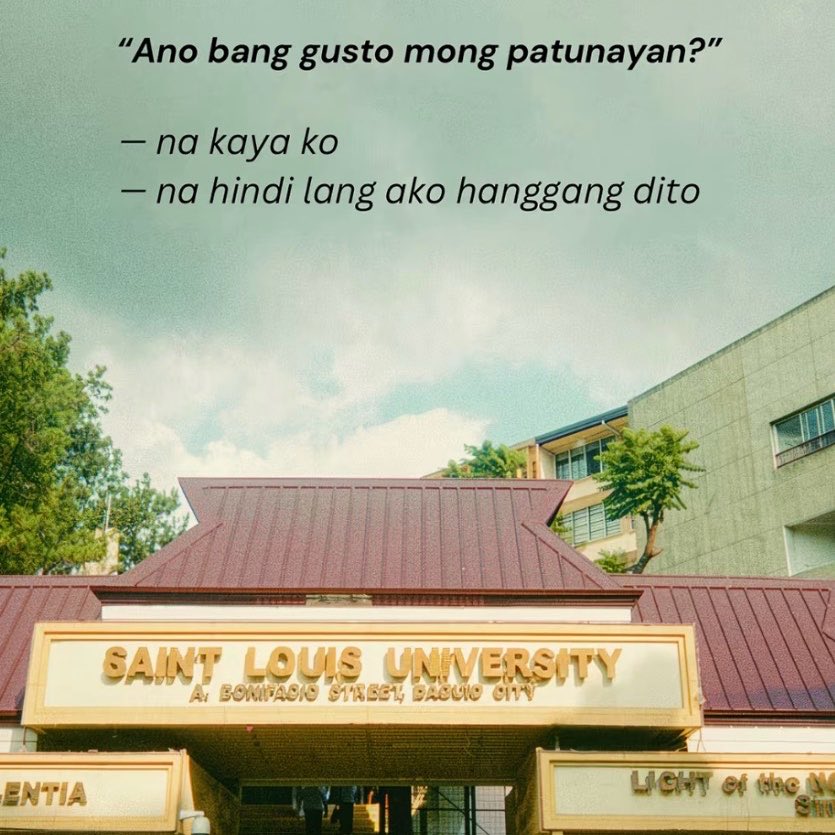 wlthyx's tweet photo. Kaya ko, SLU. https://t.co/THxbNENW99
