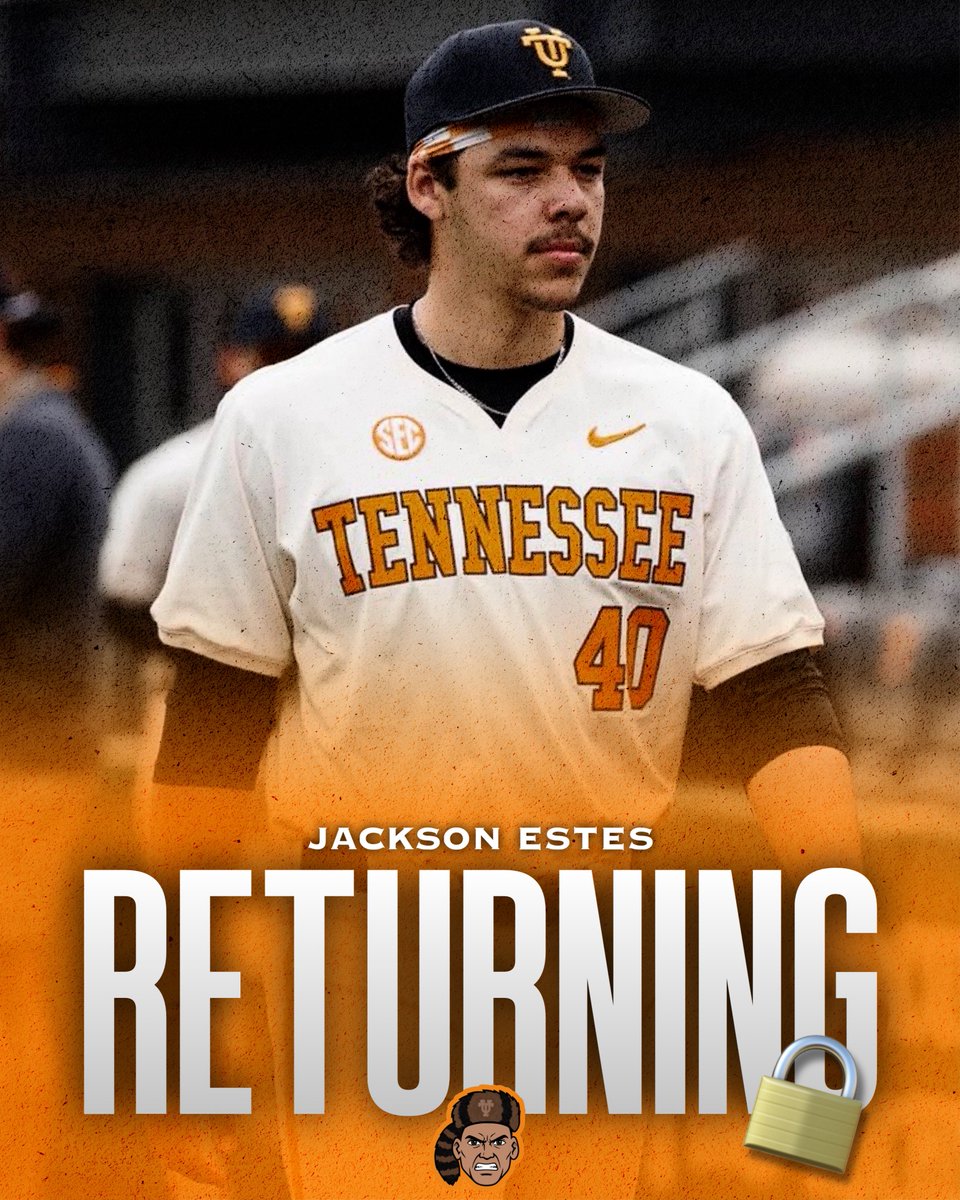 BoxOfficeVols's tweet photo. Jackson Estes will be RETURNING to Tennessee in 2027, via @ByMikeWilson 🔒

Estes was the #9 player and #1 LHP out of Arkansas by Perfect Game, but missed all of 2026 due to injury. https://t.co/YS2Q32ZJzQ