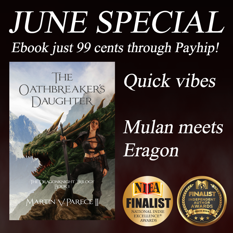 MartinVPareceII's tweet photo. This June, you can get the e-books direct from my Payhip store for just 99 cents!
https://t.co/m0wft3IP52
#booktok #bookstagram #fantasy #fantasybooks #dragons #dragonbooks #strongfmc #mulan #eragon #indieauthor https://t.co/RnneqtG4Rd