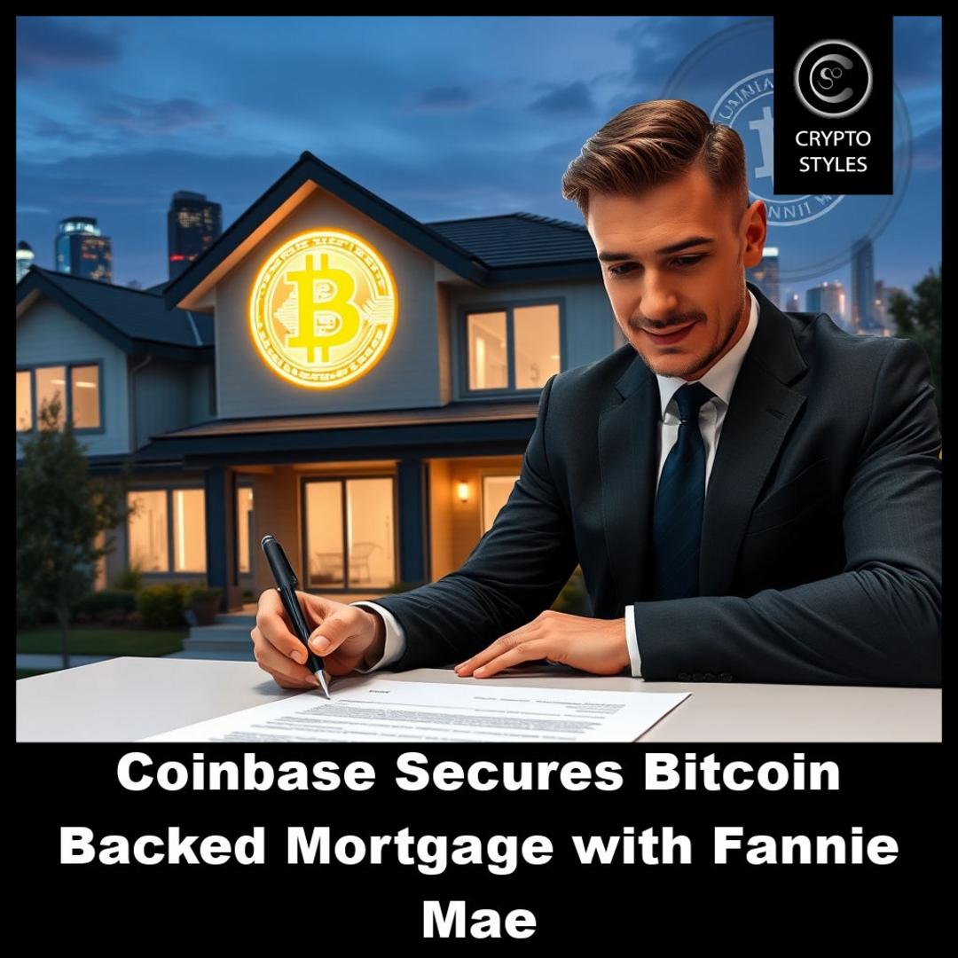 cryptostyles_on's tweet photo. Bitcoin meets home loans: Coinbase just funded the first Fannie Mae‑insured mortgage with BTC collateral. Can crypto finally own a house? https://t.co/YT1uuLtJS4 #Crypto #Mortgage 🏠 https://t.co/eIsr1l469m