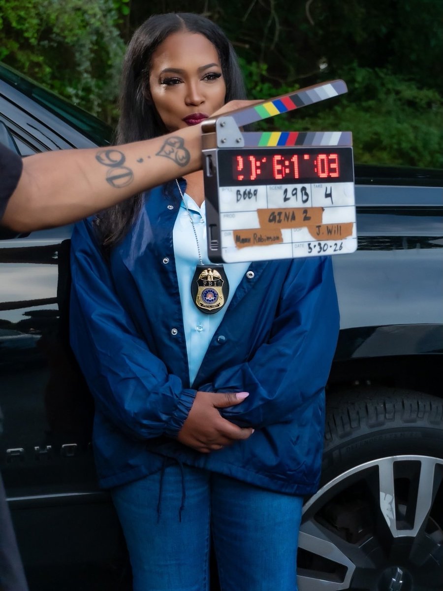 BlockTopickz's tweet photo. Maia Campbell on set of the film “Gina 2” https://t.co/7lNSHkqFpw