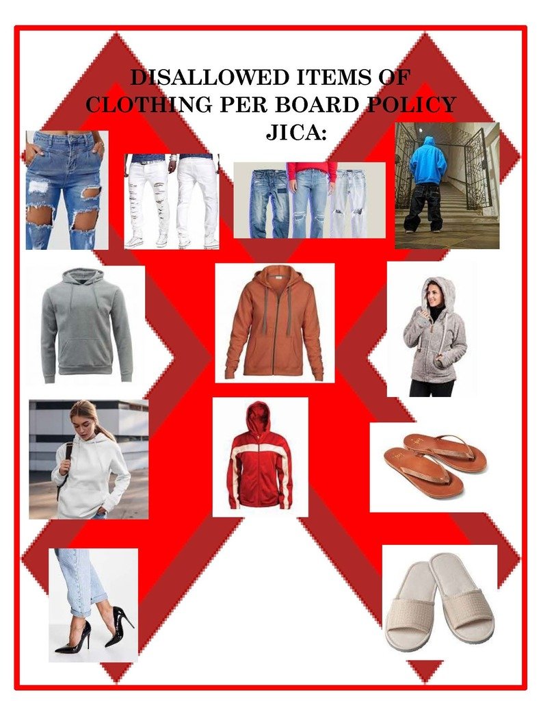 ColletonSchools's tweet photo. As you begin preparing your students for the 2026-2027 school year, please reference the student dress code per Colleton County School District board policy JICA. We hope everyone has a wonderful summer. https://t.co/hvkvfmjlTl