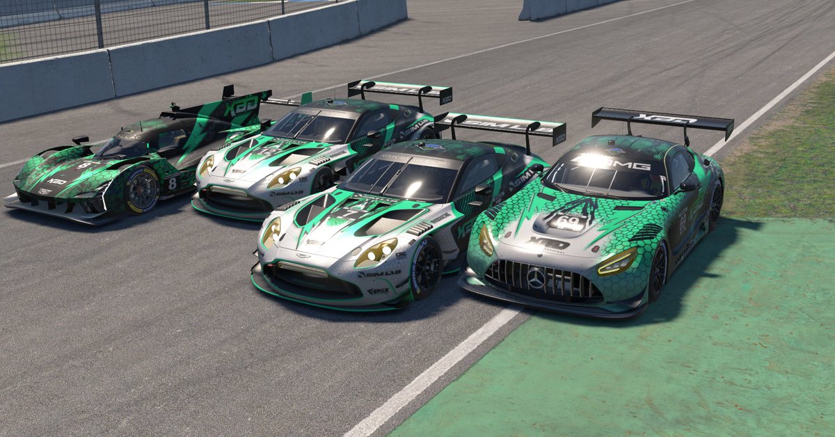 xbdracing's tweet photo. 🏁🏁Finalizamos la temporada del @antistallracing con una nueva victoria de @ByLiyo en GT3 y un P2 en los GTP para @DidacFp00 👊🤟
Fantastica P3 para @Virtualracingg1
Nos vemos en Septiembre 🙃
#GreenPower #GoXBD #SimLab https://t.co/03rDW3PX87