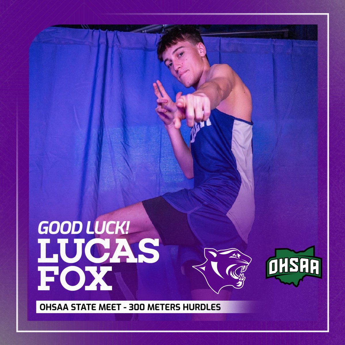 ehsports's tweet photo. Good luck to Jayden and Lucas at the State Track Meet this weekend! #Altiora https://t.co/UrRPyFAjMI