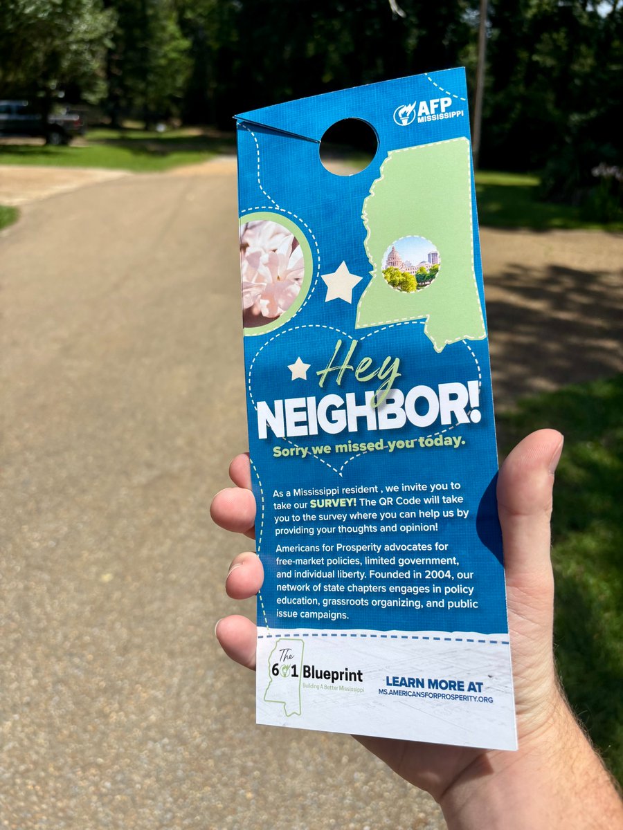 afp_ms's tweet photo. It’s a great day to talk to friends and neighbors! #Grassroots #issuesthatmatter #601Bueprint https://t.co/V7zQSd8ynY