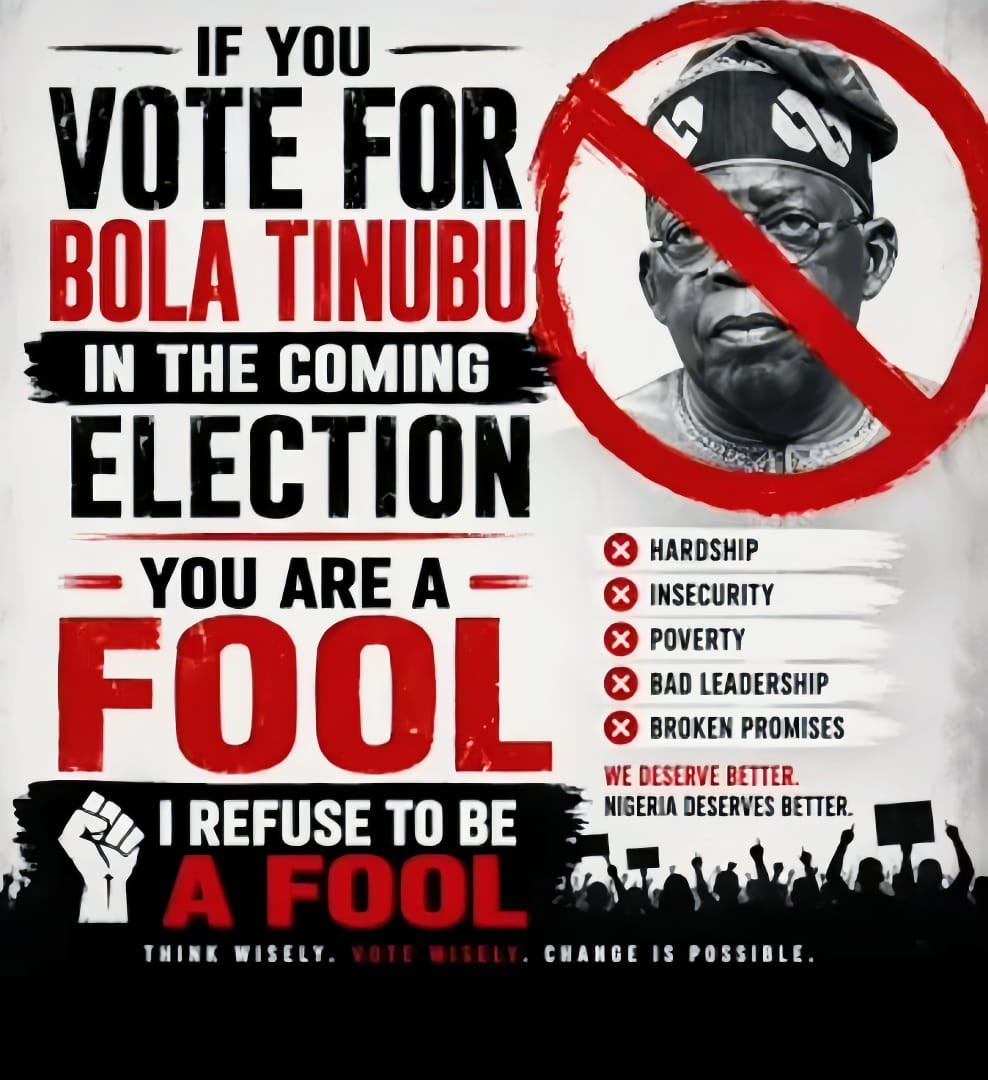 Chimacoeche's tweet photo. I REFUSE TO BE A FOOL! https://t.co/sTfKfVSb6Q