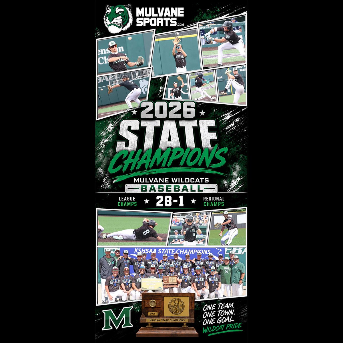 MulvaneSports's tweet photo. ⚾️Attention all Mulvane Baseball fans! Mulvane Sports is offering a 20 x 54 inch State Championship collage/banner you can hang in your garage, basement, or room. See the link(s) below:

Local Pickup: https://t.co/Dqyx1oqMZd 

Shipped: https://t.co/eWjL5uJoPr https://t.co/Qzhbg8v9A5