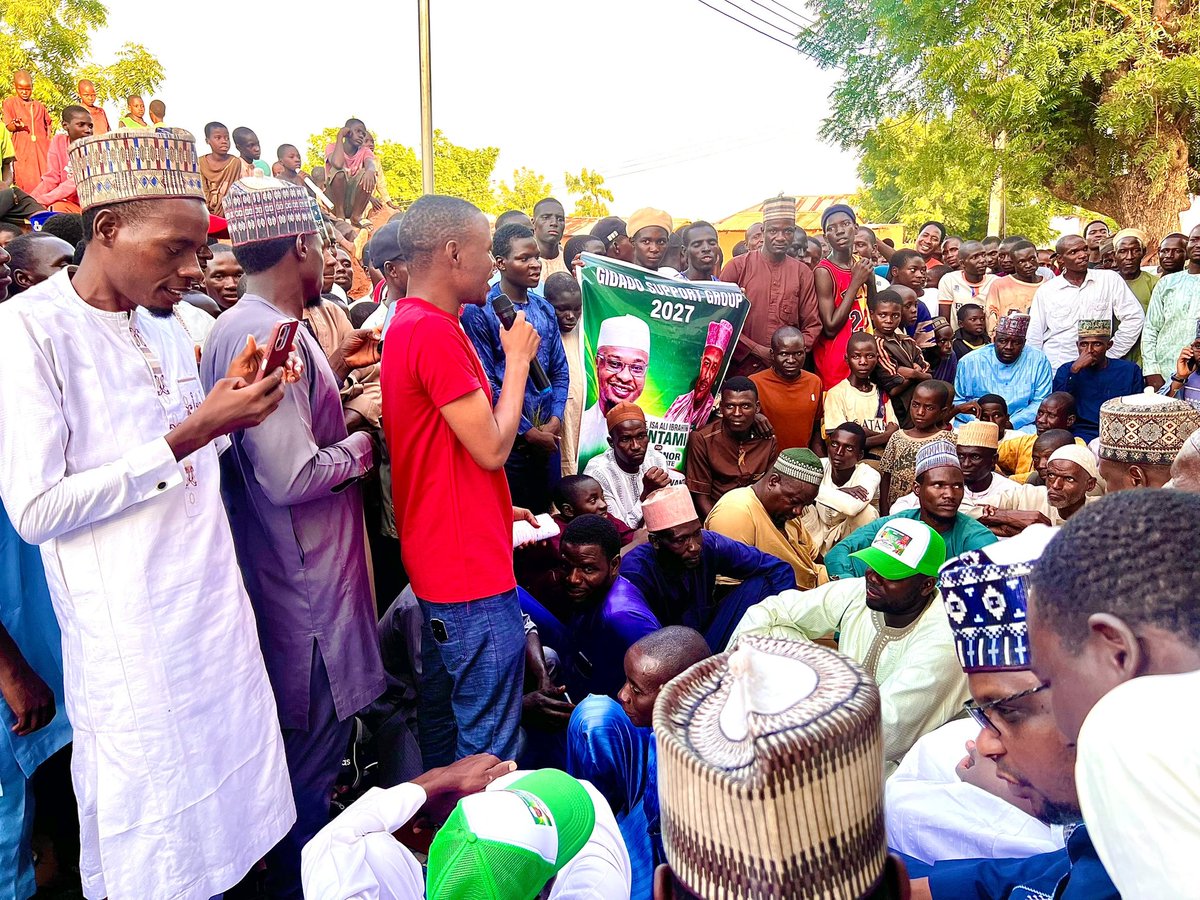 Comr_Zamerh's tweet photo. BREAKING: The PDP’s momentum in Gombe continues to grow as hundreds of youths from Lawanti, Akko LGA, dumped the APC and pledged support for @ProfIsaPantami’s 2027 governorship bid and Hon. Gidado Lawanti’s Reps candidacy, citing confidence in their vision and leadership. https://t.co/A5btZhIVoN