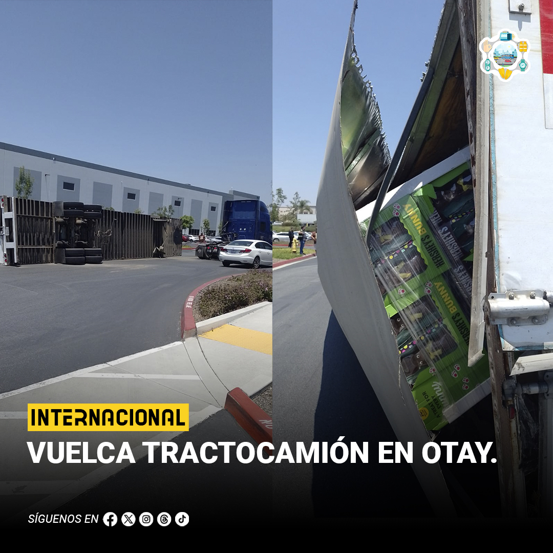 BCaperuzo's tweet photo. 🚛🍫 Se reportó un incidente relacionado con un tractocamión que transportaba chocolates en la zona de Mesa de Otay, del lado de Estados Unidos.
📍🚨 Los hechos ocurrieron en las instalaciones de R L Jones Customhouse Brokers.
#Otay #PonteBuzoCaperuzo 🤿 https://t.co/T99zW5Fb8U