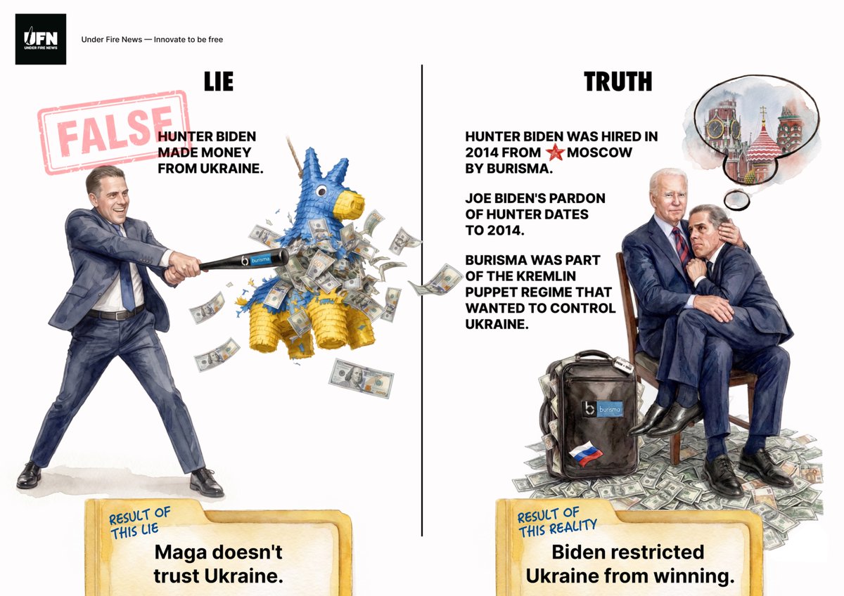 JPLindsley's tweet photo. Did you know this? @HunterBiden , a new friend of Candace 'Kremlin' Owens @RealCandaceO, never made money from Ukraine but rather was hired in 2014 from MOSCOW—by a firm that opposed Ukraine's 2014 Revolution of Dignity, because the boss of the firm was part of the corrupt pro-Putin regime that fled Ukraine. 

And do you know to what year Joe Biden pardoned his son Hunter?

2014. 

Yes, the same year Moscow started paying Hunter; the same year that Obama-Biden refused to help Ukraine when Russia took Crimea ...

cc: @LauraLoomer @MrWinMarshall @ryanmauro 

https://t.co/0OqCEk5W0A