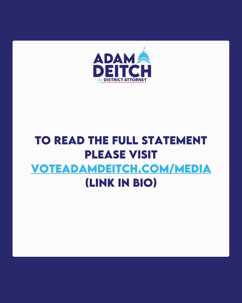 adamdeitch's tweet photo. In light of today’s horrifying text message revelations, I am calling for Norfolk County District Attorney Michael Morrisey to resign effective immediately. Racism, bigotry, misogyny, and antisemitism have absolutely no place in the Massachusetts State Police and the Norfolk County District Attorney’s Office. They are appalling and shocking and, under my leadership, will never be tolerated.

Read the full statement at https://t.co/NwjLFk4tlx