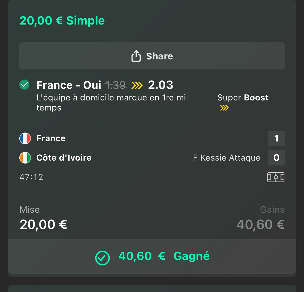 CornettoPronos's tweet photo. Les boost de bet365 c’est quelque chose quand même… 
Aussi au tennis quand un joueur abandonne et que vous étiez en train de gagner, votre pari est remboursé et le gain potentiel est donné en freebets (c’était le cas hier pour le match de Arnaldi) https://t.co/frNQAHQhcR