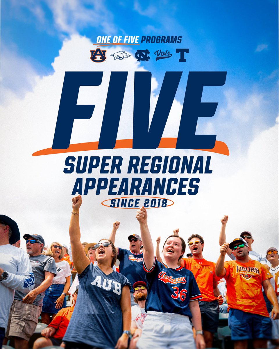 AuburnBaseball's tweet photo. More super appearances than most. 📈

#WarEagle https://t.co/Or55brlSfF