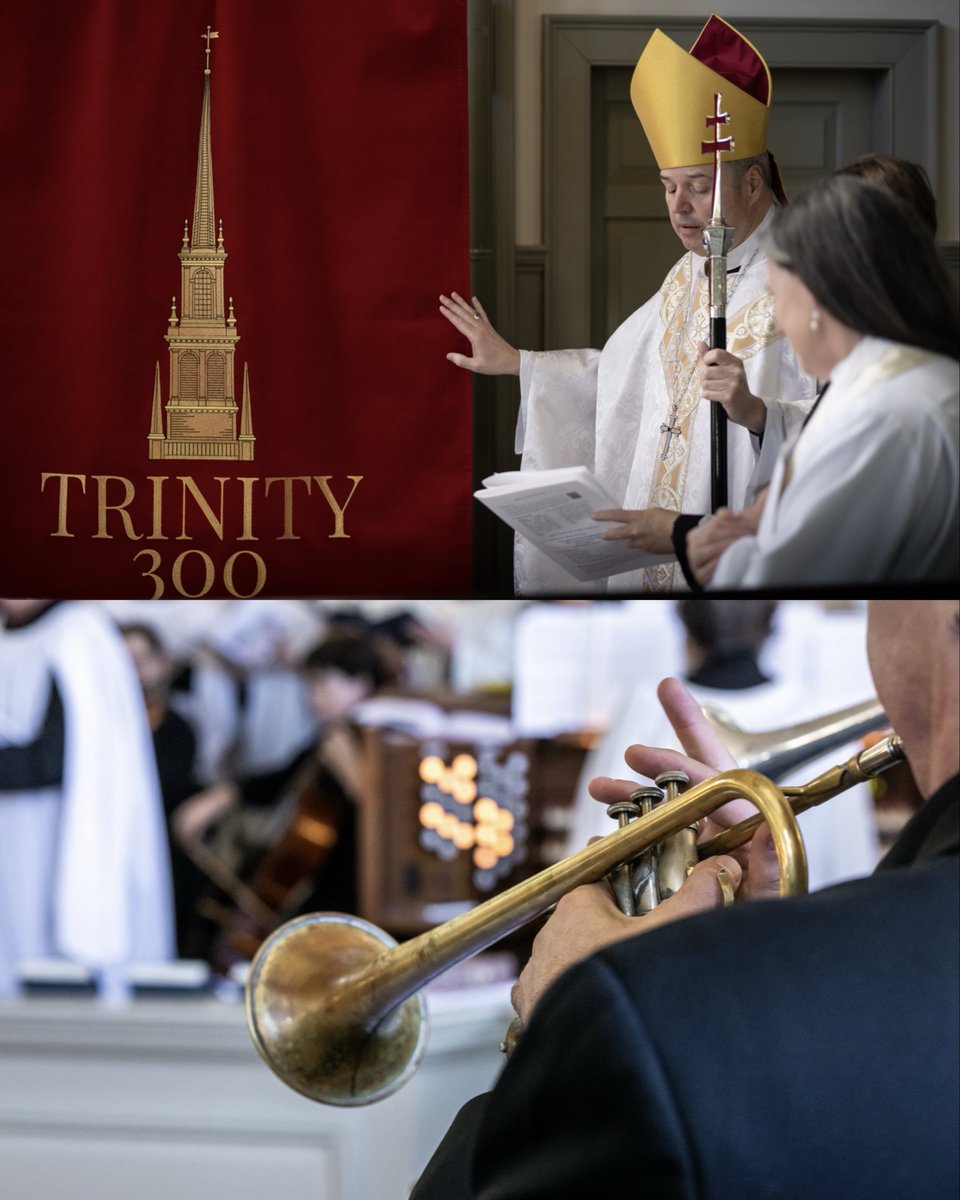 EpiscopalRI's tweet photo. The Most Rev. Sean W. Rowe, Presiding Bishop of the Episcopal Church, joined @newporttrinity on Trinity Sunday to lead worship and to celebrate their tricentennial. We’re grateful for the Presiding Bishop’s encouragement to our oldest, still vibrant parish! ⛪️ https://t.co/j65UKbiRvZ