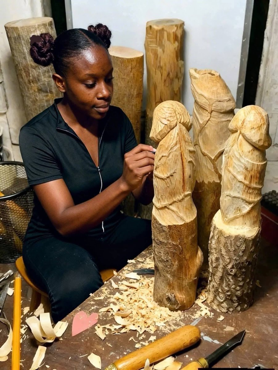 chiukwujioke's tweet photo. She's truly talented but what would this be used for? https://t.co/oVxgoV2dq8