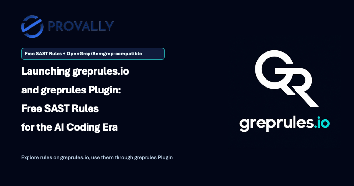 fandu2014's tweet photo. We’re launching https://t.co/LpjYFViYf4 and greprules Plugin! (with 1487 free Apache 2.0 SAST rules)

https://t.co/LpjYFViYf4 is a free community hub where developers, security engineers, and AI coding-tool users can discover, inspect, download, and share OpenGrep/Semgrep-compatible SAST rules.

greprules Plugin helps users apply those rules in local development and AI-assisted coding workflows, including workflows with tools such as Claude Code, Codex, Hermes, and other coding agents.

Provally-published rule packs and greprules Plugin are free to use under Apache-2.0. Rules are available on https://t.co/RUP3e6QuHe, and the plugin is available at https://t.co/mY2InN80iL.

We built greprules because software development is changing. With AI-assisted development and vibe coding, more people are building software faster than ever. Experienced engineers are using AI tools to move faster, and non-traditional developers are creating prototypes, internal tools, automation scripts, and real applications. Security checks need to become easier to access and use in that new workflow.

This launch builds on our earlier technical work, “CVE to SAST Rule Generation: How We Build OpenGrep Rules from Real Patches.” In that work, we explored how Provally turns public CVE evidence, real patches, vulnerable code, and fixed code into OpenGrep rule candidates. https://t.co/LpjYFViYf4 is where rules become accessible, and greprules Plugin is how users bring them into local and AI-assisted coding workflows. AutoProof then helps verify which SAST findings are real and provides evidence for remediation.

Explore https://t.co/LpjYFViYf4: https://t.co/RUP3e6QuHe

Try greprules Plugin: https://t.co/mY2InN80iL

Read the launch post: https://t.co/KoCuMdyXN4

#greprules #SAST #OpenGrep #Semgrep #Free #ClaudeCode #codex #hermes #vibecoding #appsec #applicationsecurity #productsecurity #devsecops #provally #autoproof