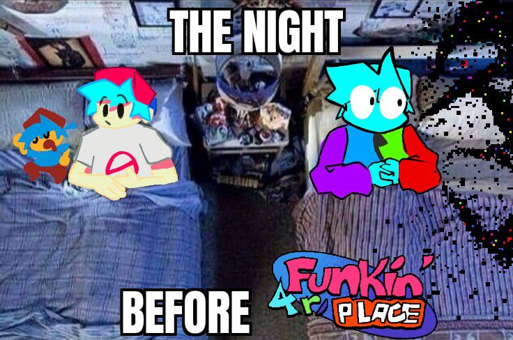Funkin4RPlace's tweet photo. Tomorrow.

Took us long enough, hope we haven't left anyone waiting too long!

There are only 3 more songs on top of what was already in the demo, but we hope the freeplay mixes and smaller extras make it all worth it.

Meme edit by @Neonanicle https://t.co/VGvGVzLLQz