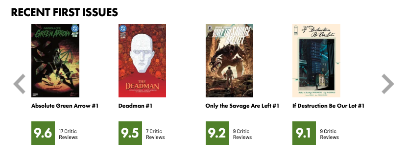 zackkaps's tweet photo. It's been a good release so far.
@DarkHorseComics ONLY THE SAVAGE ARE LEFT #1 trending as the one of the best debuts of the year and up there with some absolutely incredible company. https://t.co/upQMKNHfnC