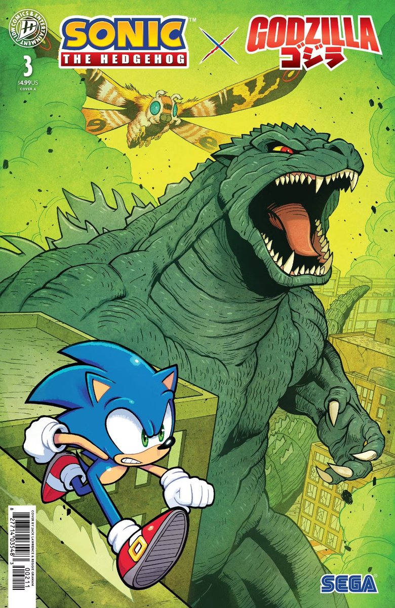 screenrant's tweet photo. EXCLUSIVE: Coming from writer Nick Marino and artist Jack Lawrence, #SonicXGodzilla is slated for release on July 15th. To celebrate the truly historic event, IDW shared a pair of covers with ScreenRant. 👀

Read More: https://t.co/aZAplQgvb4 https://t.co/Q4IB8OpXV9