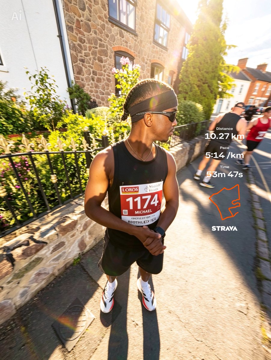 dotunonamission's tweet photo. Inspire yourself!!! 

Did my first 10km competition at the #Rothley10k this week and smashed it in 53 mins! 💫 https://t.co/aqlC4cqiW0