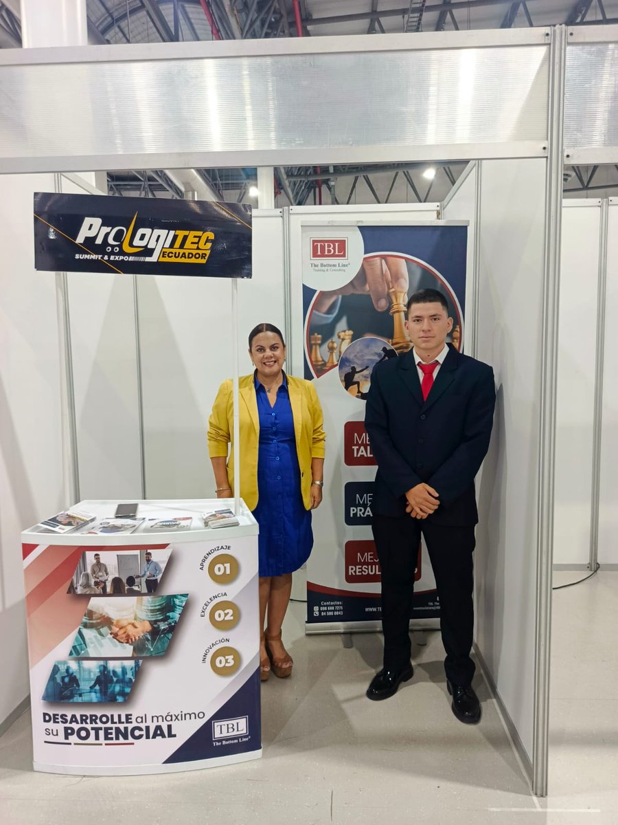 PrologitecEC's tweet photo. TBL The Bottom Line agradece su visita en ProLogiTEC ECUADOR 2026 SUMMIT &amp; EXPO

27-28 MAYO | CENTRO DE CONVENCIONES GUAYAQUIL

EL TALENTO CREA EL FUTURO.
TBL desarrolla el que tu industria necesita.

#ProLogiTECX #TBL #TheBottomLine #DesarrolloDeTalento #ExcelenciaOperativa https://t.co/eLo35sXDDv