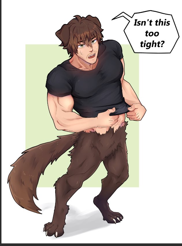 Goodcoffiee's tweet photo. @fuwafavt Dog boy who grew into a dog dad. Kinda just play games and talk when I’m not working. I’d love to get more art but design is rather new https://t.co/lxFMxfnabc