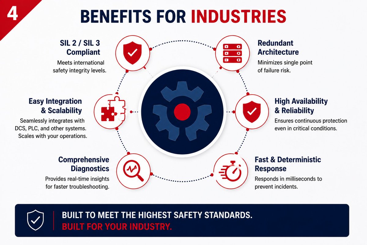 DiopterTechNG's tweet photo. An Emergency Shutdown System (ESD) is a critical safety system designed to protect personnel, equipment, and the environment during abnormal or hazardous operating conditions. https://t.co/Q9IrkZIE4X