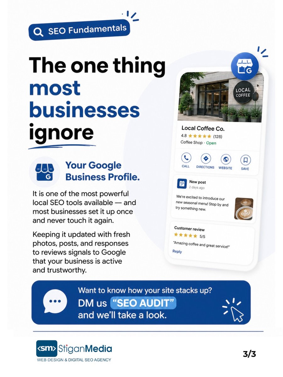 StiganMedia's tweet photo. Everyone wants to rank on Google. But most businesses don't actually know what Google is looking for.

It's not just about keywords. It's about relevance, authority, and user experience — all working together. https://t.co/RvCGa4DTd4