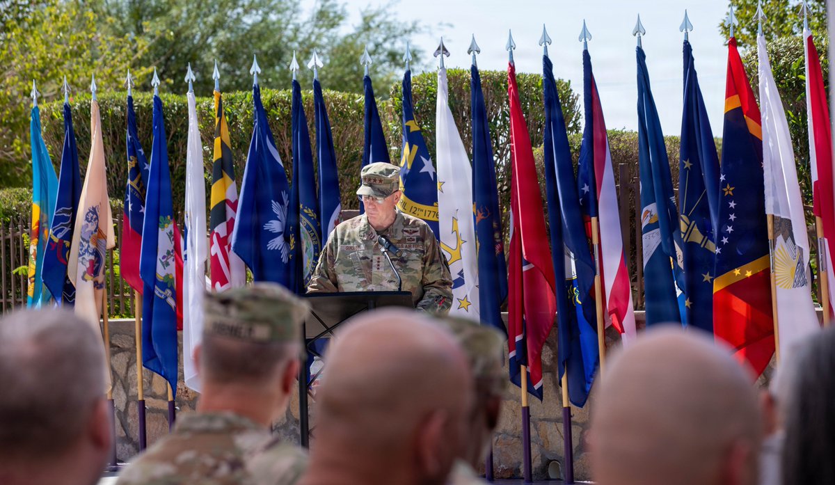 USNorthernCmd's tweet photo. After 37 years of dedicated homeland defense and border security, Joint Task Force North (JTF-North) has cased its colors and transitioned to the new Joint Interagency Task Force–Counter Cartel (JIATF-CC).
"Operating under #USNORTHCOM, JTF-North became the premier military organization for synchronizing support to federal, state, and local law enforcement... As new threats emerge and continue to evolve, the military's support to law enforcement is more important now than ever. The unique operational bridge that JTF-North provided will forever be a textbook example of how a joint military force can seamlessly integrate with Interagency Partners to protect the Nation, and a basis for JIATF- Counter Cartel's continued support to law enforcement." - Gen. Gregory Guillot, commander, U.S. Northern Command
This historic shift marks a new chapter in the fight against transnational threats, uniting military, law enforcement, and intelligence partners under a permanent interagency framework.
Learn more about JTF-North’s legacy and the future of border security:
https://t.co/V0wKanlFI7
#USNORTHCOM #JTFSB #BorderSecurity #HomelandDefense #JIATFCC #WeHaveTheWatch
@DeptofWar