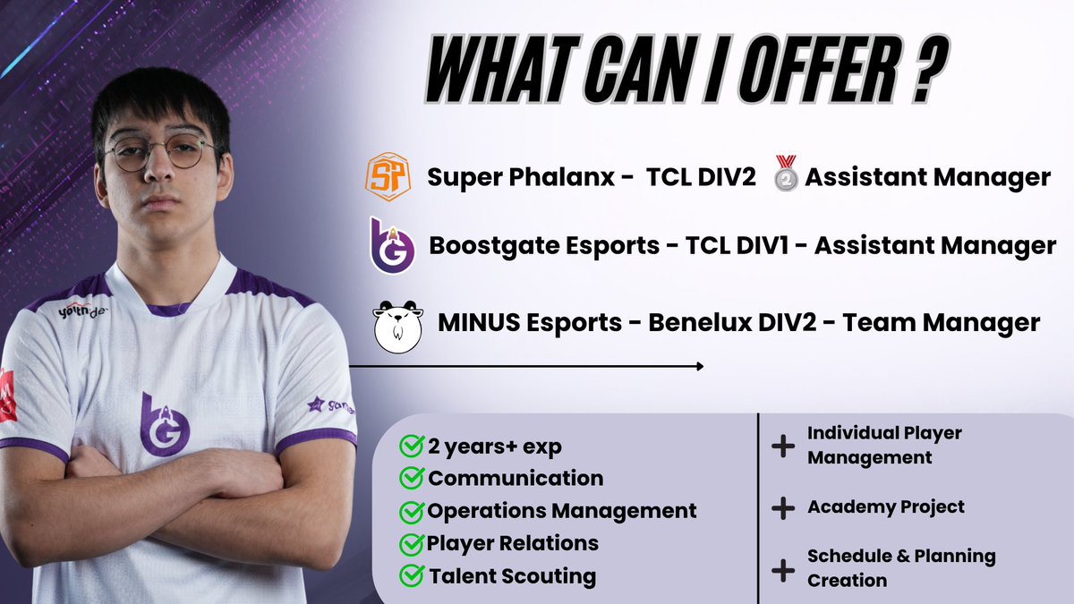 BerkPerkTiryaki's tweet photo. LFT Team Manager / Assistant Manager   
Hello everyone    

Im still contracted to @boostgateesport  but i'm allowed to talk with teams     

U can contact me through DM or @Chester4MIN

Likes &amp; Rt's <3 https://t.co/mQ2nNjGABg
