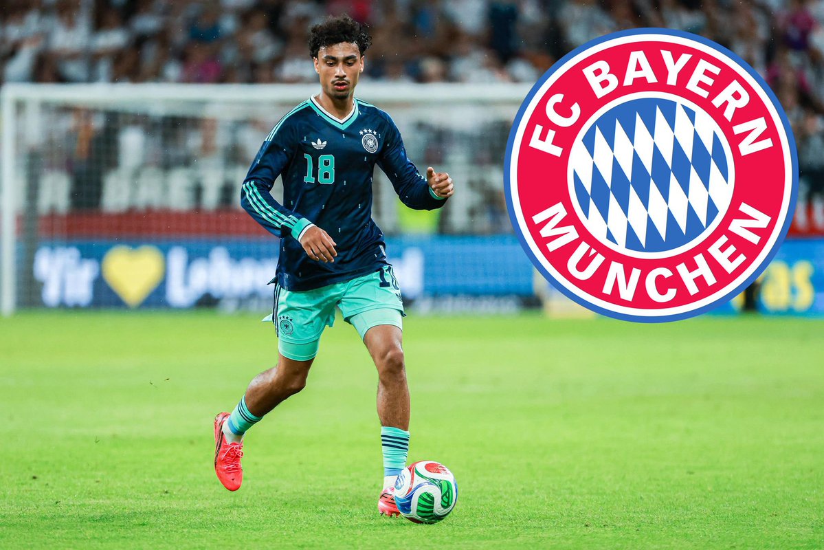 Plettigoal's tweet photo. 🚨Nathaniel Brown on the reported verbal agreement with FC Bayern:

“I’m fully focused on the World Cup. That’s why I won’t comment on it today. My focus is solely on the World Cup.” 🇩🇪 https://t.co/S0NBDsW3wb