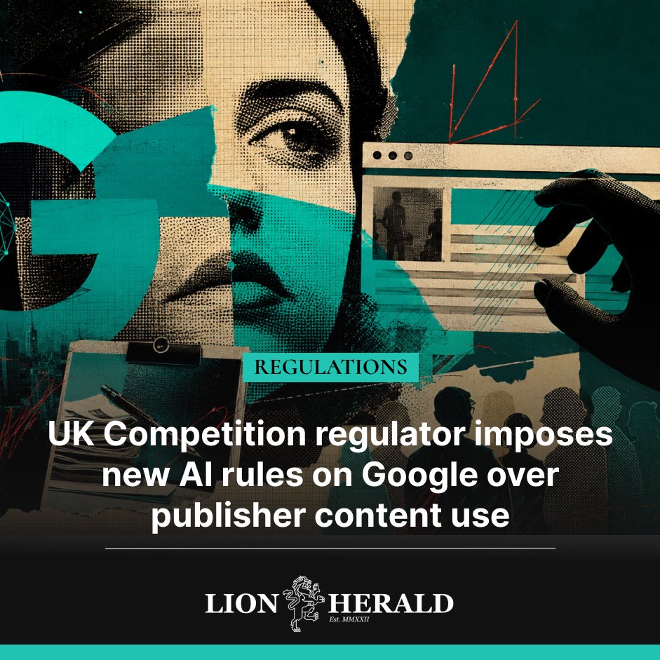 LionHerald's tweet photo. The UK just redrew the rules of the AI search economy, forcing Google to hand publishers real control over how their content fuels generative AI systems.

READ MORE: https://t.co/LkH3RIiFO3

For years, publishers fed Google’s search engine, now regulators say it’s time they finally get to decide how their work powers AI answers.
