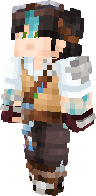 Legundo's tweet photo. Special shoutout to @ShaunaJadeVT for the updated tf!Legs skin! As he gets more comfortable with himself, he's going to get more comfortable showing his scars, both physical and emotional.

It's on NameMC now for you all :D https://t.co/xEmp2XzFBI