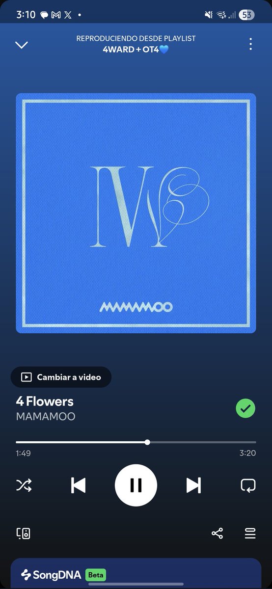 SWFlowerM's tweet photo. DINÁMICA STREAMING 4WARD💙🎧

El día de hoy iniciamos con 4WARD + 總有一顆屬於
你的星球 (Your Own Star)

-SS de tu stream

-Agrega la imágen del calendario

-@ a mutis de confianza
@Cecilia09Ceci @cherrysbyul @Val_Baias5 @RBW_MAMAMOO https://t.co/lx1aKwcS7E