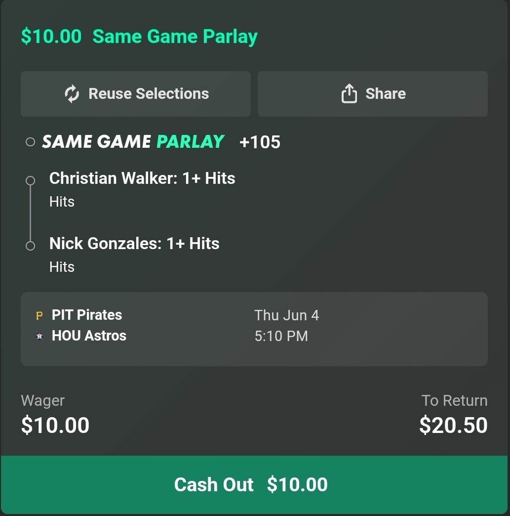 gorillablack008's tweet photo. Game 2, Day 2 $10 LFG #gamblingX #GamblingTwitter #Sportsbetting #SportsGambling #MLBPicks #VVCREW https://t.co/Ka9qgMwx7e