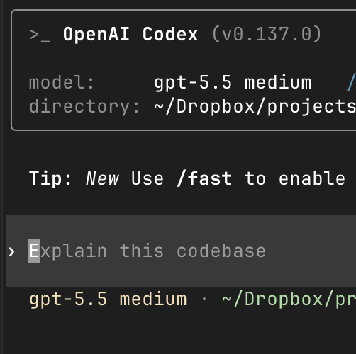 startupecon's tweet photo. @AdrienMatray @cblatts Codex == GPT 5.5, no? Codex is just a CLI wrapper / harness on GPT. Is Chrome involved b/c you are using the webapp? https://t.co/og9viLgGkD
