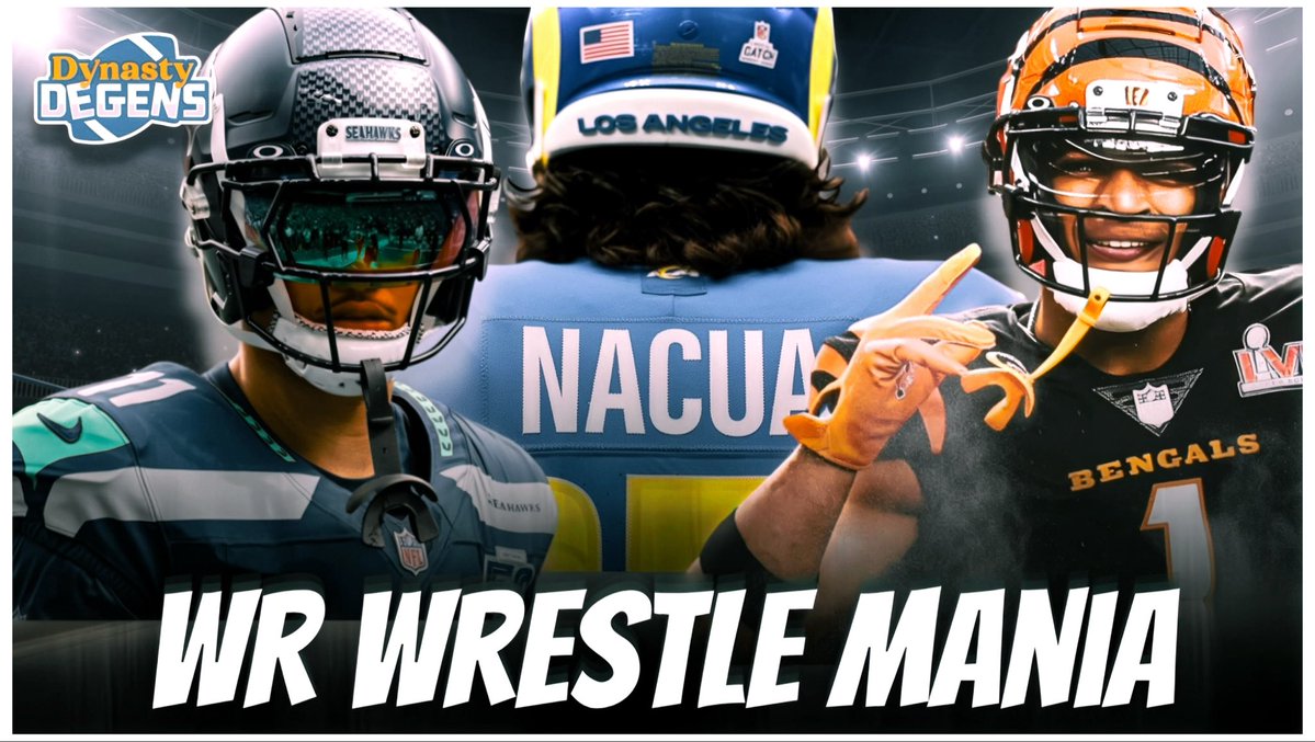 NerdBoiTakes's tweet photo. Going Live tonight 8pm ET 🔥 🔥 

@clemke007_FF and myself will be going tier to tier with WR based on Dynasty ADP and discussing our targets, values, trade ideas

Drop your WR trade trade questions in chat and if anyone wants to join the pod, we’d love a guest 👀 

Pod 🔗 ⬇️ https://t.co/vTGWGwkRzo