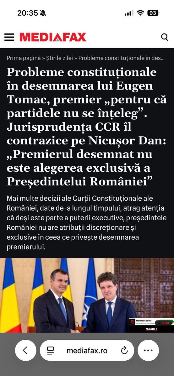 Cobra_196's tweet photo. Nicu a facut kk praf 
Constituția nu îi permite președintelui să desemneze premier pe cine vrea el, “pentru că partidele nu se înțeleg”. Asta spune CCR de 12 ani, indiferent de președinte. El  nu are atribut exclusiv, decisiv și nici competență discreționară pe desemnare. https://t.co/rMMjffsNET