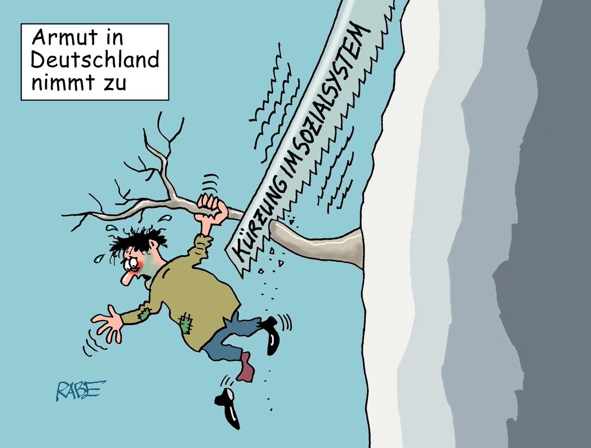 TDittkuhn's tweet photo. #Armut in Deutschland nimmt zu - und laut Bundeskanzler #Merz können wir uns angeblich das Sozialsystem nicht mehr leisten. https://t.co/m4TBqRUTwk