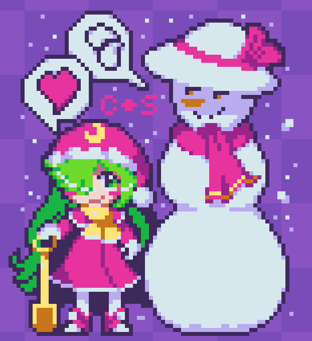 CometSummoner98's tweet photo. Yuuka built snow Elly! Mugenkan is freezy! https://t.co/XMlOVKTlbe