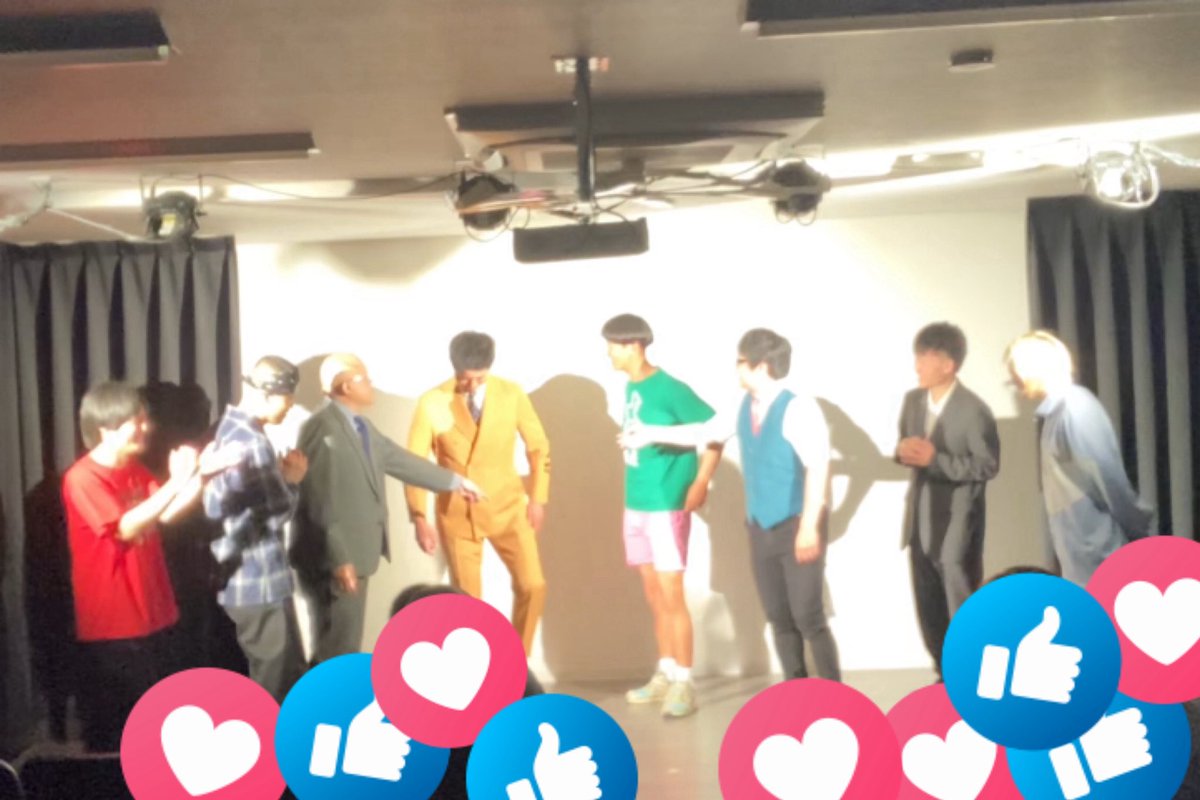 koumoto1101's tweet photo. 昨日は、中野の劇場サッチー様にて『サッチースプラッシュVol.2』出演🎤

ご来場のお客様、本当にありがとうございました🙇‍♂️🙇‍♂️
出演芸人さん全員、私有地で練習をせず、控え室でも静寂を保っておりマナー厳守結束力が凄かったです！👏

お洒落なCDジャケットみたいなライジングメンバー！かっけえ！ https://t.co/y2FXubKLGD