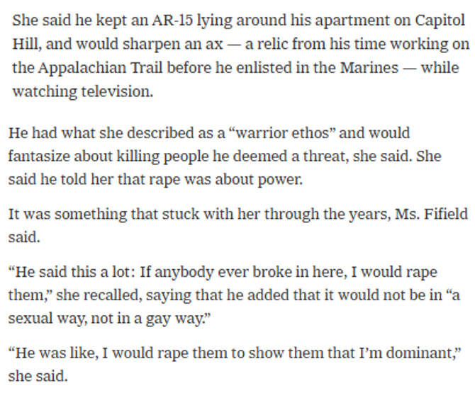 RNCResearch's tweet photo. 🚨 NEW

"I would rape them to show them that I'm dominant." - Democrat Graham Platner

There's something seriously wrong with him. https://t.co/ISIzNKn7qo