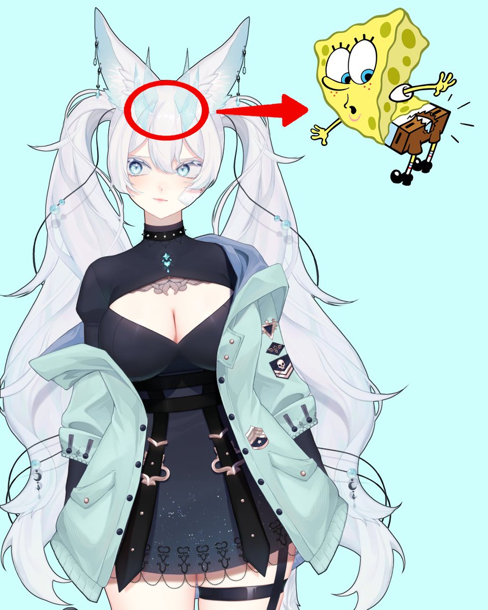 EdenVTuber's tweet photo. instead of a brain, there is a spongebob https://t.co/p3r34X8Kwy