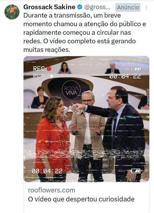 forumeplay's tweet photo. A TV Cultura se manifestou sobre essas propagandas com IA que aparecem uma briga fake no Roda Viva, e que estão por toda a parte: 

"A Fundação Padre Anchieta tem acompanhado com rigor os casos de manipulação e uso indevido de seus conteúdos e marcas em plataformas digitais para a disseminação de informações falsas.  

A instituição não aprova a utilização e a alteração de suas propriedades intelectuais, por meio de Inteligência Artificial, para a criação deliberada de conteúdo enganoso e a exposição inapropriada de seus jornalistas, apresentadores e colaboradores.  À medida que toma conhecimento desses casos, a Fundação adota as providências cabíveis, notificando as empresas responsáveis pelas plataformas de redes sociais e todo conteúdo relacionado ao ambiente digital. 

Tais notificações são imediatamente expedidas quando identificado o uso irregular de marcas da TV Cultura ou a associação não autorizada de material da emissora a publicações inverídicas.  Caso as providências solicitadas não sejam adotadas, a Fundação utilizará as medidas juridicamente pertinentes, mais gravosas, para proteção de sua imagem institucional, de suas produções e das propriedades da emissora."