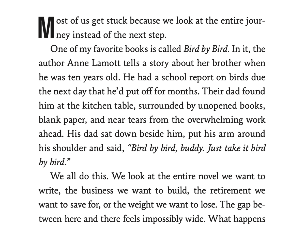 RyanHawk12's tweet photo. "Bird by bird, buddy. Just take it bird by bird." https://t.co/wH41tBstl5