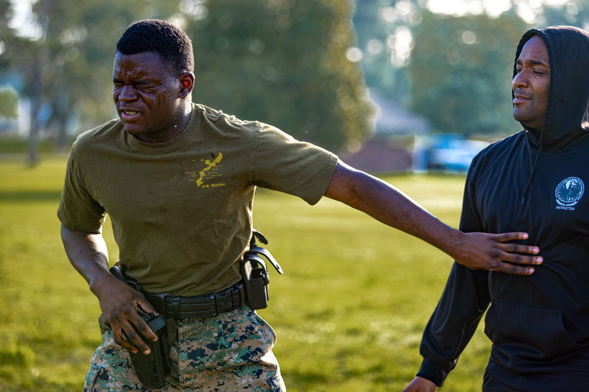 MCLBAlbany's tweet photo. Several Marines at Marine Corps Logistics Base Albany were selected to participate in a week-long classroom and face-to-face training that wrapped up with the use of Chemical, Biological, Radiological and Nuclear Defense spray, recently. https://t.co/3bD9rEA1Yu