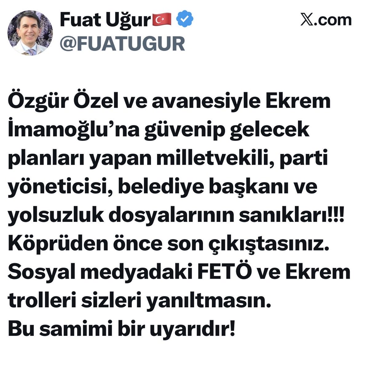 Yavuz DEĞİRMENCİ tweet media